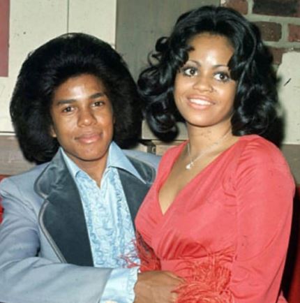 Hazel Gordy with her ex-husband Jermaine Jackson